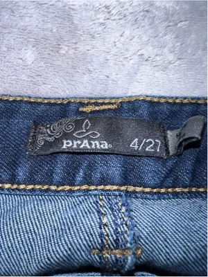 Women's prAna Blue Straight Leg Jeans Size 4 thumbnail 4