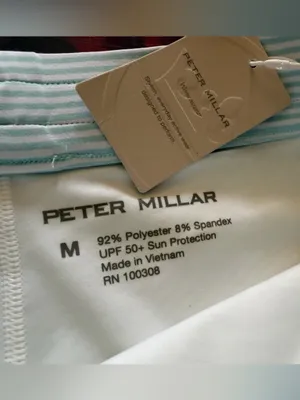 Peter Millar Vista Stripe Sally Trim Women's 16" Golf Skort M NWT $140 thumbnail 7