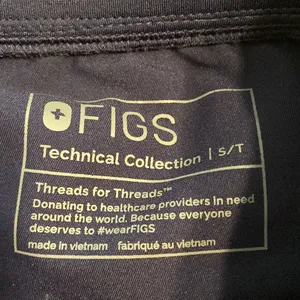 FIGS Technical Collection Pants size S inseam 30” waist 30” elastic navy blue thumbnail 8