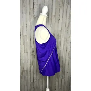 Athleta Women's Purple Run On‎ Tank Top Size Medium Sleeveless Lightweight thumbnail 2