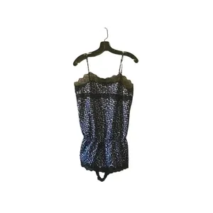 Victoria’s Secret Women's Animal Print Lace Trim Romper Outfit Large thumbnail 3