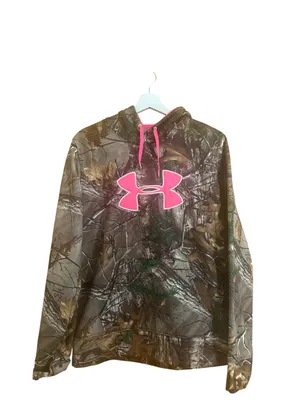 Under Armour Real Tree Fleece Line Sweatshirt Size Large thumbnail 2