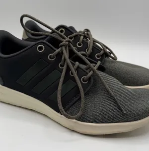Adidas Cloudfoam Womens 6 Gray Black Mesh Running Walking Sneakers BB7320 thumbnail 1