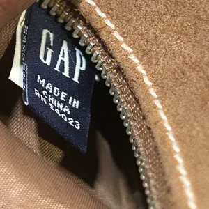 GAP Brown Suede Clutch with Wristlet thumbnail 5