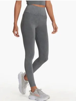 Vuori Washed Studio Legging Gray Washed in Charcoal M thumbnail 4