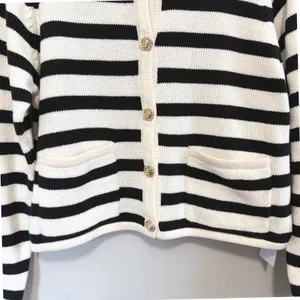 Lumiere Women's Striped Preppy Cardigan Sweater Size Small NWT‎ thumbnail 6