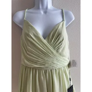 Ieena for Mac Duggal‎ Dress 10 Green Tiered Cocktail Prom Wedding Guest 70200 thumbnail 4