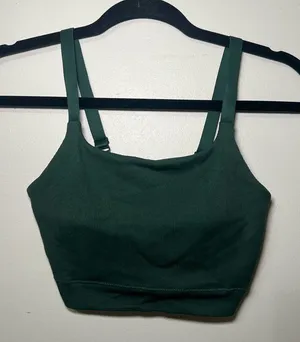 Aerie Superchill Dark Green Padded Bra thumbnail 1