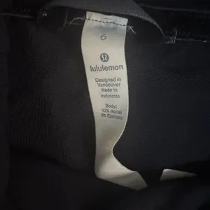 Lululemon Sweatshirt Womens Size 6 Navy‎ Cowl Neck Drawstring Athleisure Cozy thumbnail 4
