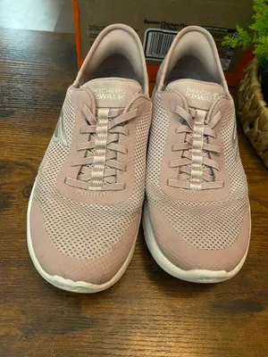 Skechers women's sneakers size 8 Taupe slip on thumbnail 2