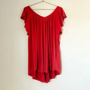 Bucklist Women’s Ruffle Sleeve Blouse Pink Size L thumbnail 2