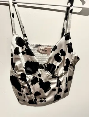 Willow + Root Cop print tank top thumbnail 1