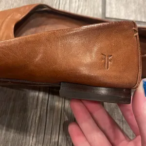 FRYE heather ballet flats in cinnamon thumbnail 3