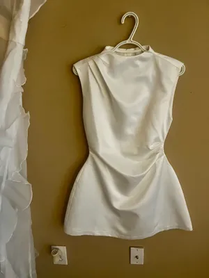 Odd Muse London satin straight neck mini dress thumbnail 2