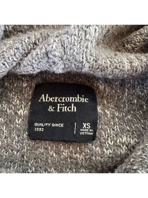 Abercrombie & Fitch Gray Sweatshirt Hoodie Size XS thumbnail 2