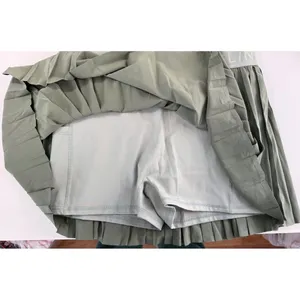OFFLINE by Aerie Sage Green Pleated Tennis Skirt Logo Goals Skort Large NWT‎ thumbnail 9