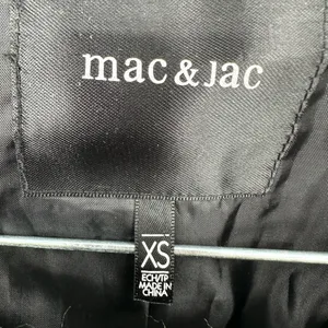 Mac & Jac‎ Green Plaid Belted Coat Asymmetrical Zip Snap Front Jacket Size XS thumbnail 3