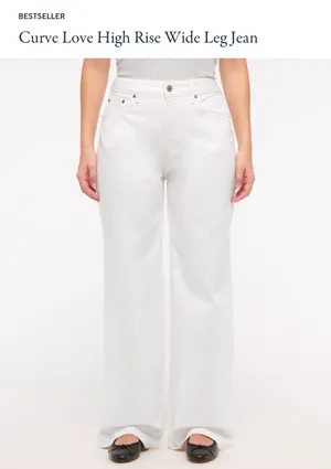 Abercrombie Curve Love High-Rise Jeans Wide Leg Short Length thumbnail 2