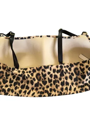 Victoria’s Secret Freedom Cloud Bra Sz XL In Leopard Print No Wire Soft Padded thumbnail 3