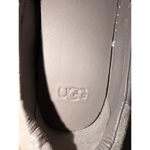 UGG Jass Grey Suede Slip-On Platform Sneakers 1106545 Womens 7 thumbnail 7