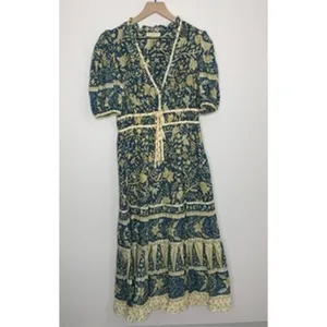 Ulla Johnson Annisa Dress in Lanai Midi Summer Womens Size 6 thumbnail 4