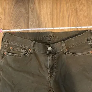 7 for all mankind jeans women's‎ olive green/gray jeans size 30 thumbnail 5