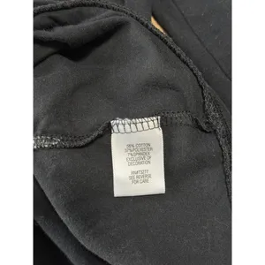 EUC Womens A:GLOW maternity 1/4 quarter zip hooded stretch pullover black size M thumbnail 6