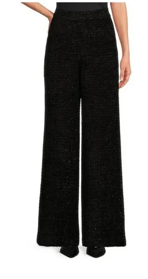Abbey Glass Carter Boucle Tweed Wide‎ Leg Trouser thumbnail 1