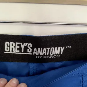 Grey's Anatomy by Barco blue scrubs set workwear pockets women's size medium thumbnail 5