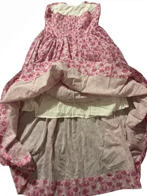 Lush White and Pink Floral Sundress thumbnail 6