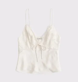 NWT A&F Bella tank top with front tie XL thumbnail 2