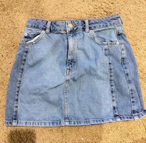 Topshop Skirt Denim thumbnail 1