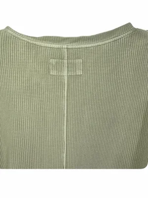 Anthropologie Pilcro Women’s Moira V-Neck Waffle Knit Thermal Top Shirt Size S thumbnail 11