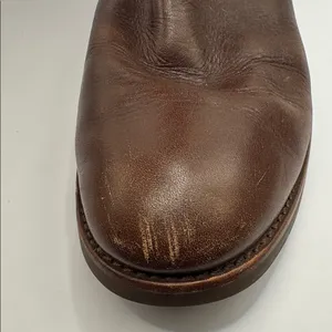 Tory Burch Marlene Riding Boots Brown Leather 9M Gold Buckle Equestrian Tall thumbnail 16