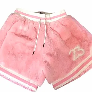 Tricki Softest Shorts On Earth Women’s Fluffy Mink Bubblegum Pink Shorts thumbnail 1