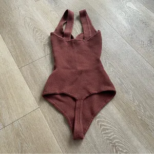 Abercrombie & Fitch Elevated Ribbed Knit Body Suit thumbnail 5