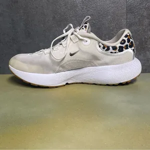 Nike React Escape Run White Leopard Women's Running Shoes Size 7M thumbnail 8