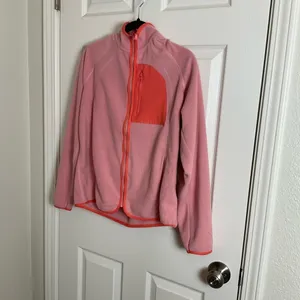 Aeropostale Sport Pink Polar Fleece Full Zip Jacket Large thumbnail 2