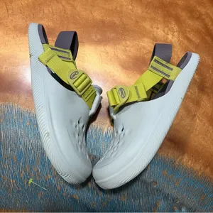 Chacos Chillos Clogs size 8 gray green purple thumbnail 2