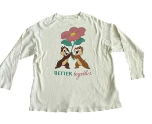 Disney Chip and Dale "Better Together" Women's‎ Pullover Sweater M thumbnail 1
