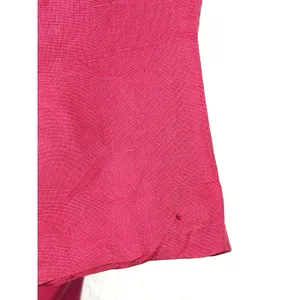Vintage Marianna Womens 12 Hot Pink 100% Silk Short Sleeve Blazer Jacket 90s thumbnail 7