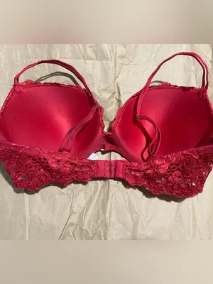 Women's Victorias Secret Red Lace “Sexy” Push-Up Bra - Brand: thumbnail 3