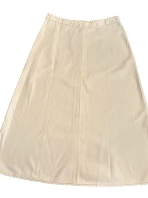 Madewell Airy Denim Slip Midi Skirt color rigid canvas Size 28 NWT thumbnail 7