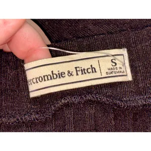 Abercrombie & Fitch Black Ribbed Knit Pull On Side Slit Midi Skirt Womens Size S thumbnail 5