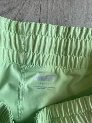 Women's Light Green Elastic Waist Athletic Shorts thumbnail 2