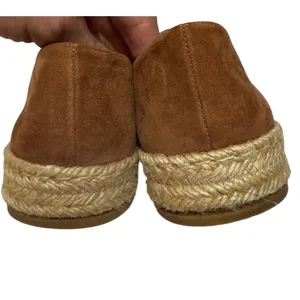 Stuart Weitzman Nugal Tan Suede Flats Women's Sz. 8 thumbnail 3