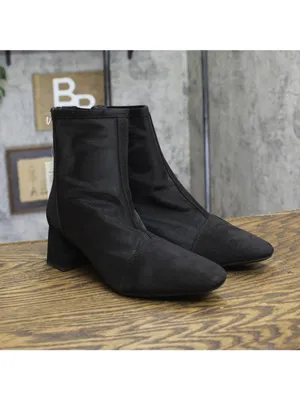 NWT A New Day Block Heel Mid-Calf Booties with Memory Foam 94568456 Black 7M thumbnail 2
