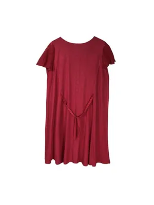 Women's Red and Burgundy Dress thumbnail 2