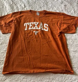 texas shirt Orange Size XL thumbnail 1