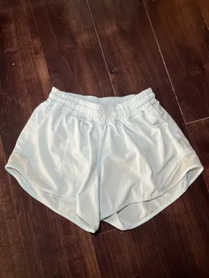 Lululemon Light Blue Hotty Hot Short Size 4 Long thumbnail 2